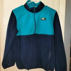 Kids XL 18 LL Bean 1/2 Zip Pullover Fleece